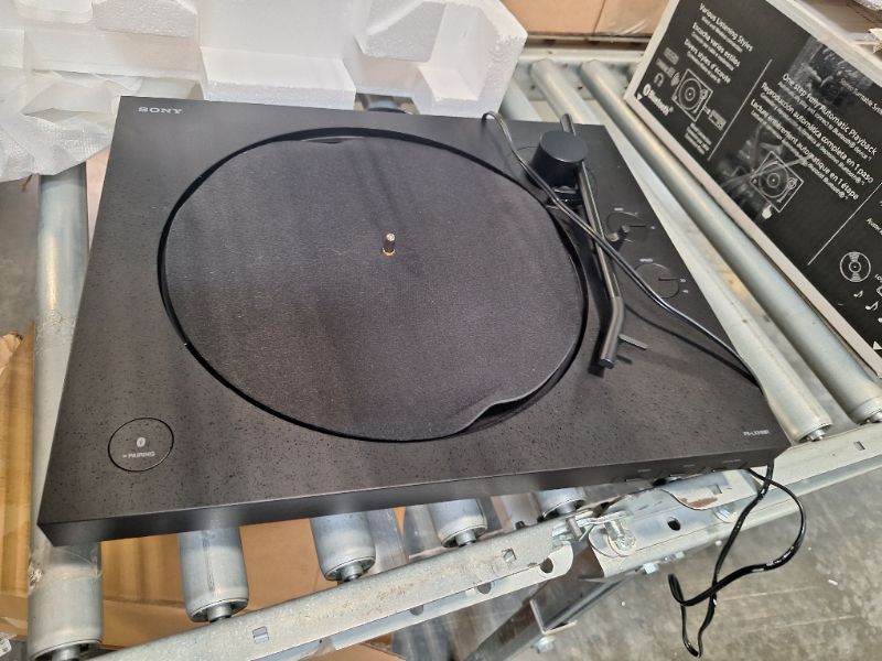 Photo 4 of Sony PS-LX310BT Belt Drive Turntable: Fully Automatic Wireless Vinyl Record Player with Bluetooth and USB Output Black