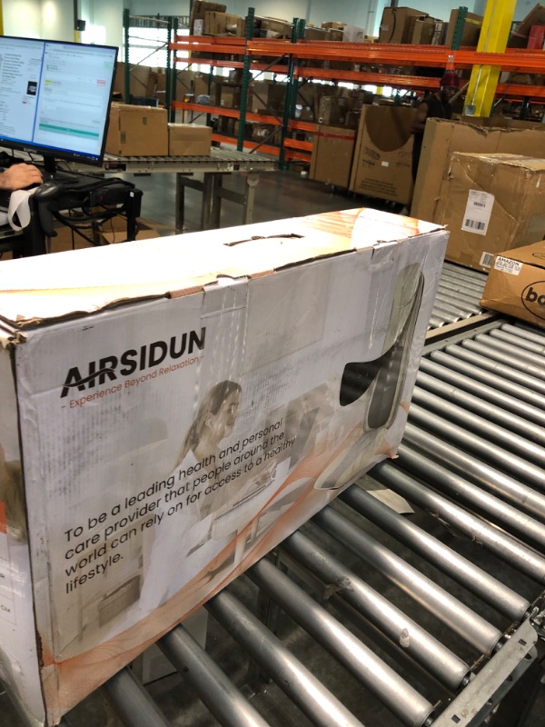 Photo 1 of AIRSIDUN Shiatsu Back Massager with Heat Massage Chair Pad Portable for Back Pain Relief 3D Kneading Full Body Neck and Back Massager for Car Seat Cushion Bed Home Office Father's Day Gifts for Dad