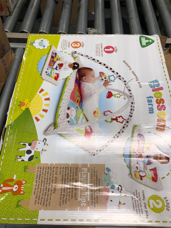 Photo 1 of Early Learning Centre Blossom Farm Playmat & Arch, Physical Development, Hand Eye Coordination, Stimulates Senses, Baby Toys 0+ Months, Amazon Exclusive, by Just Play