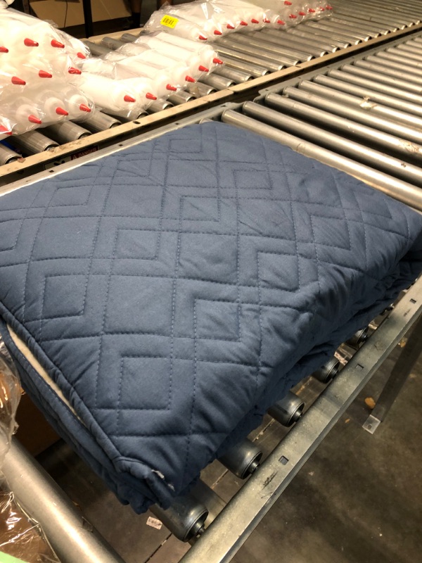 Photo 1 of Ameritex Couch Sofa Slipcover 100% Waterproof Nonslip Quilted Furniture Protector Slipcover for Dogs, Children, Pets Sofa Slipcover Machine Washable (Blue, 68") Blue 68"