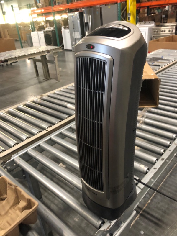 Photo 2 of Lasko 1500W Digital Ceramic Space Heater with Remote, 755320, Silver