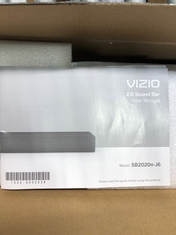 Photo 3 of VIZIO 2.0 Home Theater Sound Bar with DTS Virtual:X, Bluetooth, Voice Assistant Compatible, Includes Remote Control - SB2020n-J6
