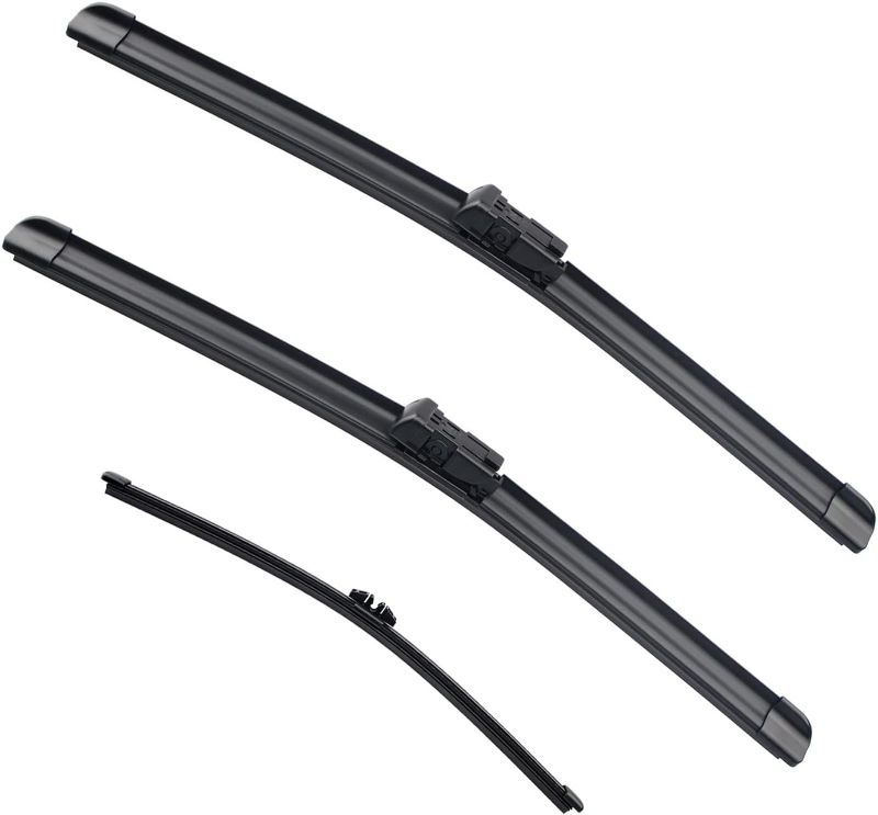 Photo 1 of VTOGOI Wiper Blades With Rear Wiper Blades Set For BMW X5 2007-2013,Automotive Replacement Windshield Wiper Blades, That Meet OEM Quality Easy DIY Install 24"+20"+15"(Set of 3)