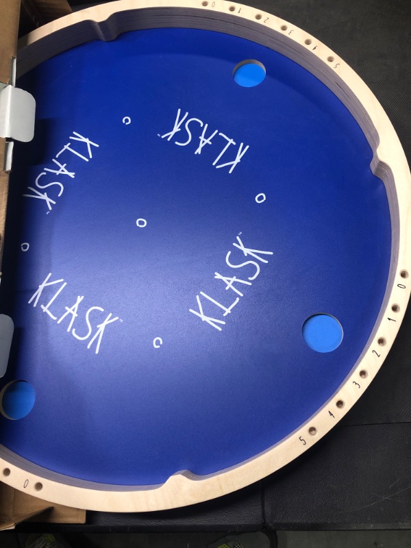 Photo 1 of KLASK 4: The 4 Player Magnetic Party Game of Skill - for Kids and Adults of All Ages That’s Half Foosball, Half Air Hockey