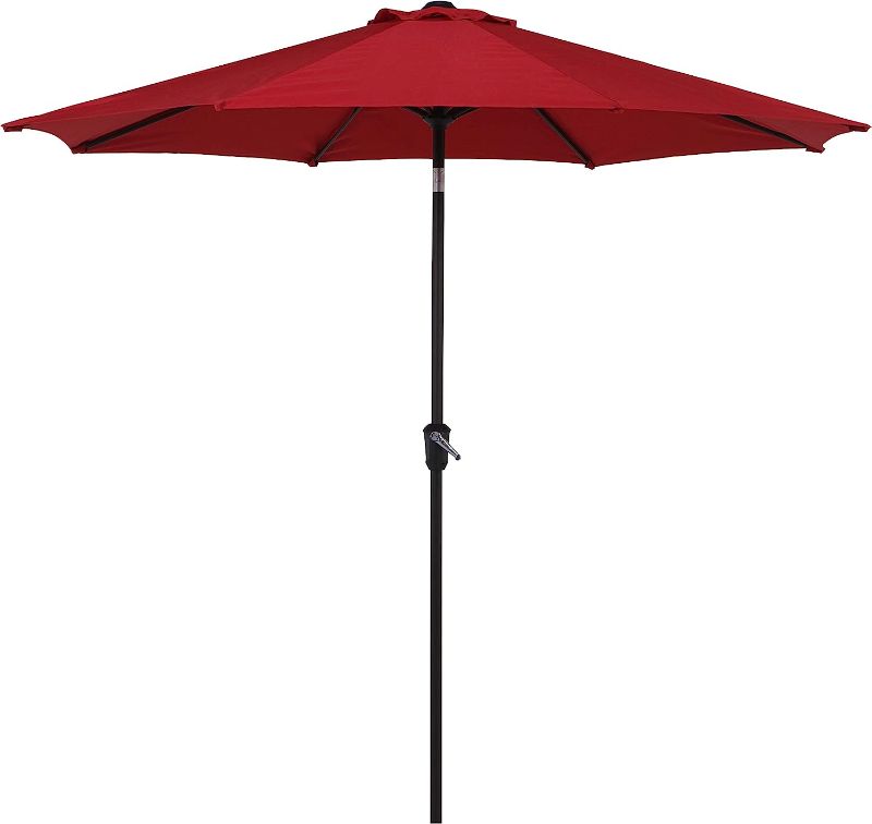Photo 1 of Bayside21 9 Feet Outdoor Patio Umbrella with Crank and Tilt, Excellent Sun Protection Umbrella Canopy, UPF 50