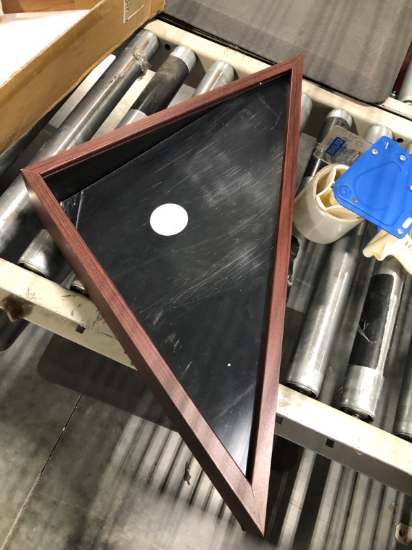 Photo 1 of All American Gifts Funeral Flag Display Case - for 5x9.5 Burial/Coffin/Casket Flag (Oak Wood with Dark Cherry Finish) - 100% Made in The USA!