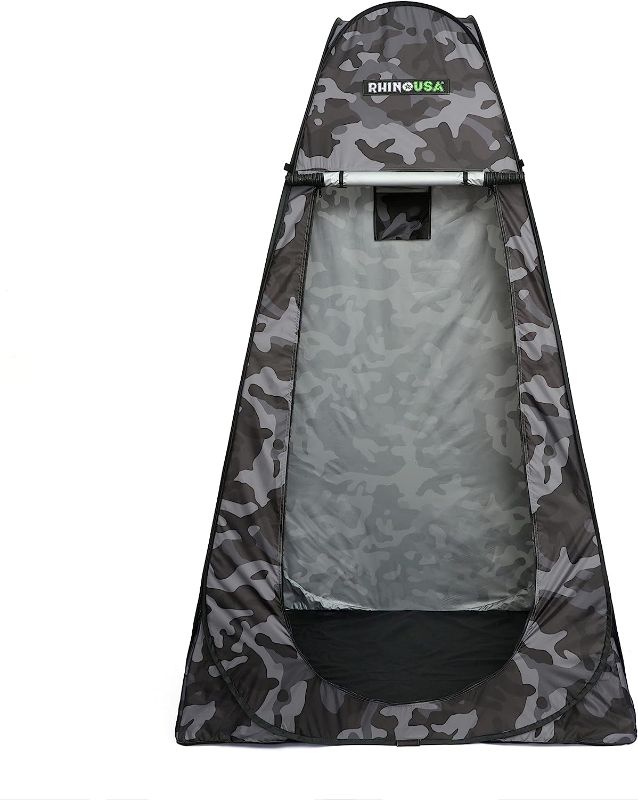 Photo 1 of Rhino USA Portable Pop Up Privacy Changing Tent - Ultimate Outdoor Camping Shower, Camp Toilet, Rain Shelter for Beach and Camping - Lightweight and Sturdy, Instant Setup While On-The-Go