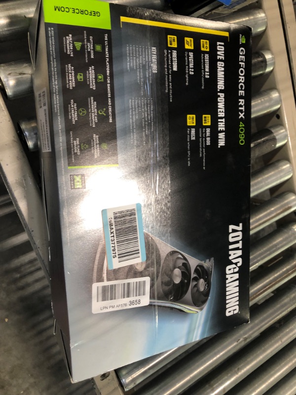 Photo 1 of ZOTAC Gaming GeForce RTX 4070 Ti Trinity OC DLSS 3 12GB GDDR6X 192-bit 21 Gbps PCIE 4.0 Gaming Graphics Card, IceStorm 2.0 Advanced Cooling, Spectra 2.0 RGB Lighting, ZT-D40710J-10P