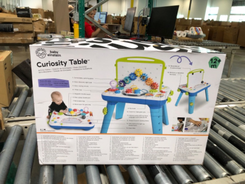 Photo 2 of Baby Einstein Curiosity Table Activity Station Table Toddler Toy with Lights and Melodies, Ages 12 Months and Up