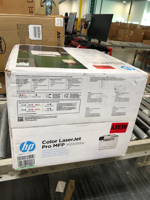 Photo 2 of HP LaserJet M283fdw MFP Color Multifunction Laser Printer,