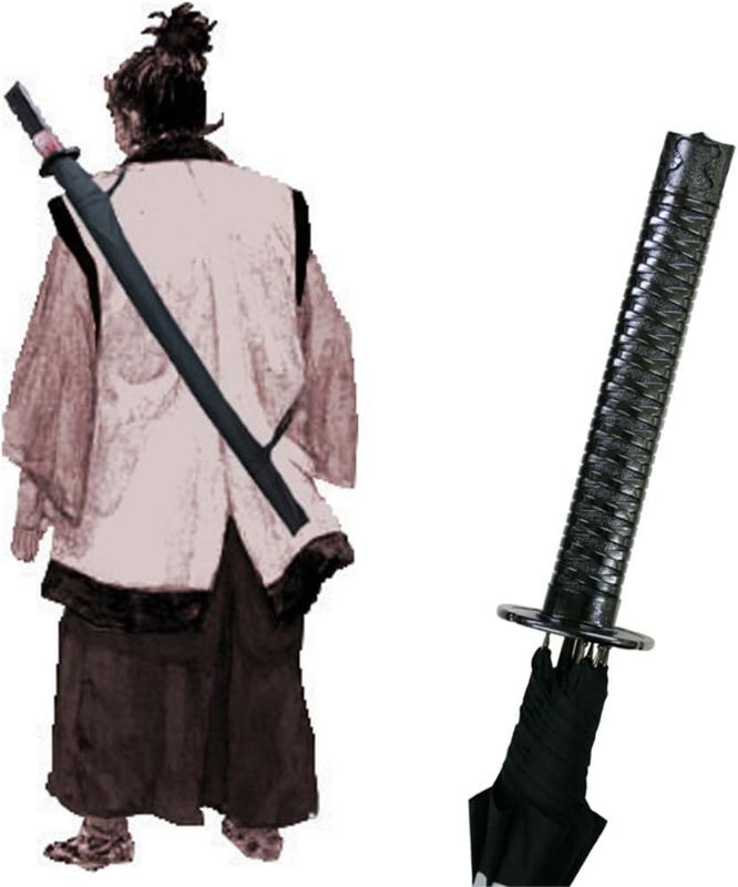 Photo 1 of Umbrella Japanese Samurai & Ninja Sword - Katana Black 