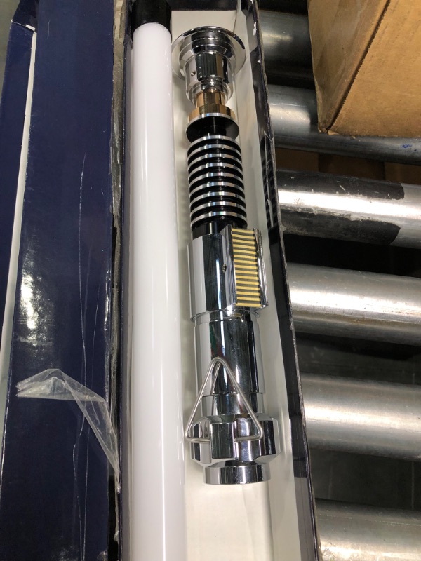 Photo 1 of ARTSABERS Pro Dueling Lightsaber | Heavy-Duty Light Saber | FX Sword Aluminum Hilt Duel Blade | Motion Swing Rechargable Toy for Adults & Kids | 11 RBG Colors 9 Custom Sounds | Chrome Luke