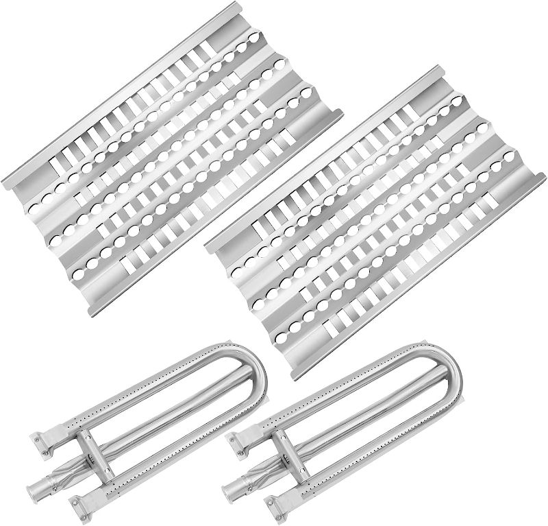 Photo 1 of Clivimi 18” Grill Heat Plates Shield Grill Burners Radiant Tray for DCS Grills 27DBQR, DCS 36 BGB36-BQARL, DCS 48 BGB48-BQARL, DCS 30 BGB30-BQR-L, Dynamic Cooking Systems Gas Grill Replacement Parts