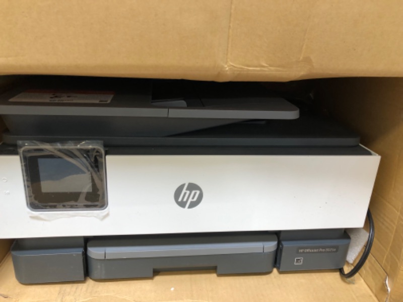 Photo 3 of HP OfficeJet Pro 8015e Wireless Color All-in-One Printer, Gray