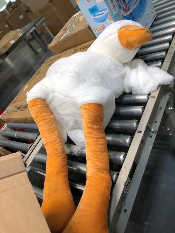 Photo 3 of Tanha Large Goose Stuffed Animals?51 Inch Big Huge Goose Plush Pillow Toy, Cute Giant Goose Stuffed Animal Duck Plush Pillow