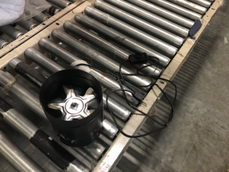 Photo 2 of AC Infinity RAXIAL S6, Inline Booster Duct Fan 6” with Speed Controller - Low Noise Inline HVAC Blower Can Fan for Basements, Bathrooms, Kitchens, Workshops