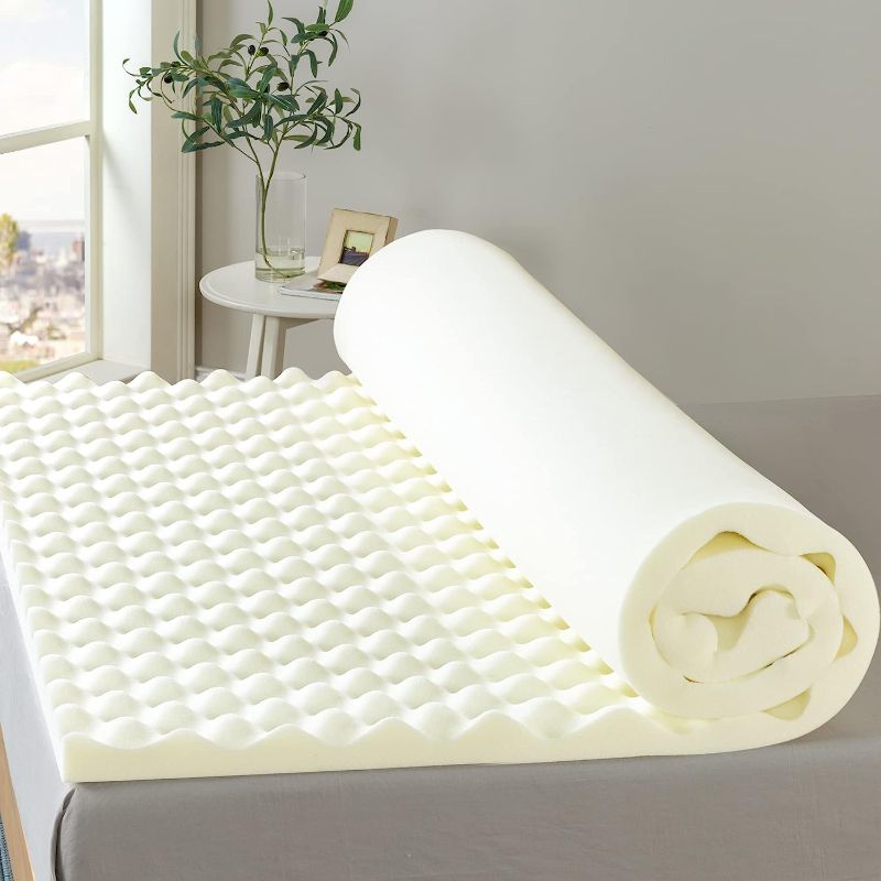 Photo 1 of ZINUS 2 Inch Copper Cooling Memory Foam Mattress Topper with Airflow Design, Twin