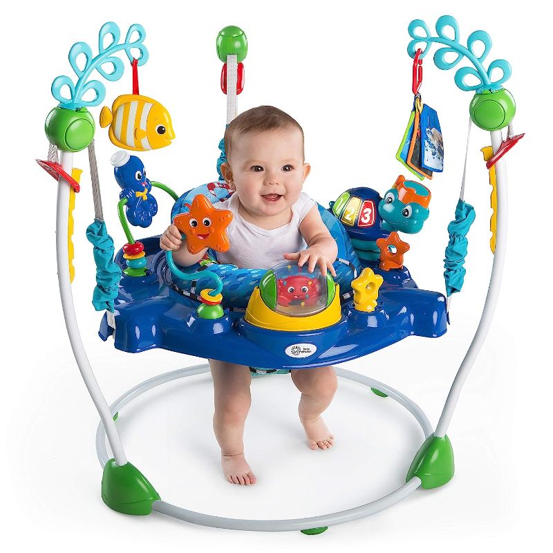 Photo 1 of Baby Einstein Neptune's Ocean Discovery Activity Jumper, Ages 6 months +, Max weight 25 lbs., Unisex