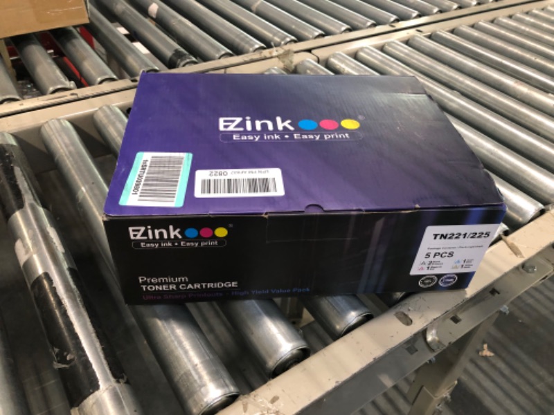 Photo 2 of E-Z Ink (TM Compatible Toner Cartridge Replacement for Brother TN221 TN225 to Use with MFC-9130CW HL-3170CDW HL-3140CW HL-3180CDW MFC-9330CDW (2 Black, 1 Cyan, 1 Magenta, 1 Yellow, 5 Pack)