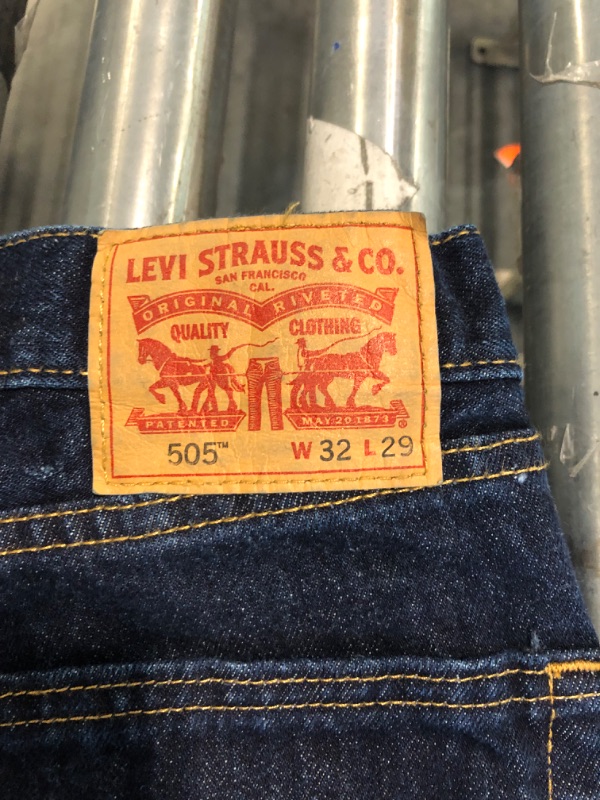 Photo 6 of Levi's Men's 505 Regular Fit Jeans (Also Available in Big & Tall)