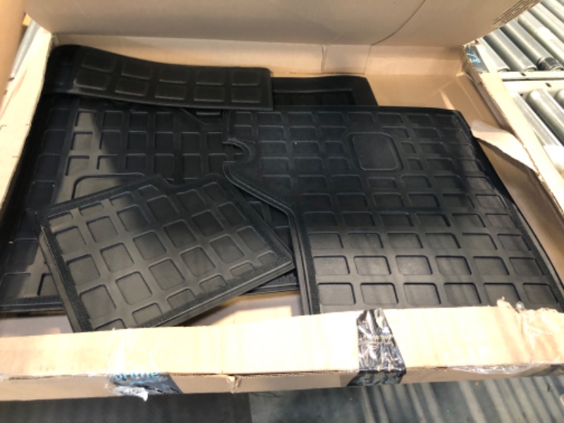 Photo 1 of powoq Fit 2010-2023 Toyota 4Runner Cargo Liner Car Trunk Mat TPE Trunk Mat for 2010-2023 Toyota 4Runner Accessories 5-Seater Models-No 3rd seat(Rear Backrest Mats+Rear Trunk Mat, Fit W/Sliding Tray) Fit W/ Sliding Tray Rear Backrest Mats+Rear Trunk Mat