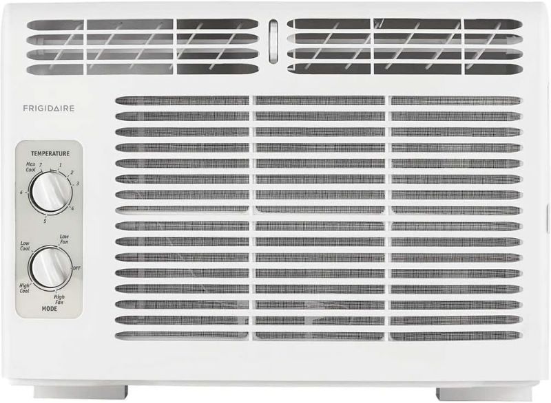 Photo 1 of Frigidaire FFRA051WAE Window-Mounted Room Air Conditioner, 5,000 BTU with Temperature Control and Easy-to-Clean Washable Filter, in White
