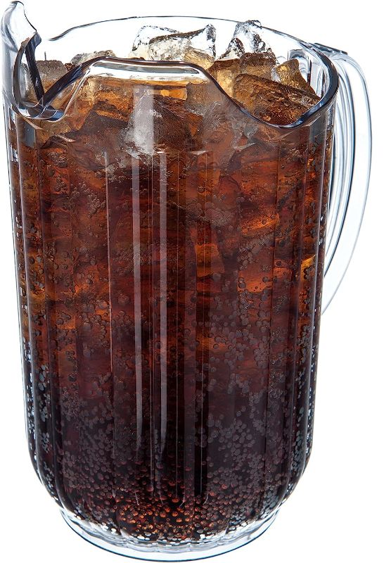 Photo 1 of 
Carlisle FoodService Products Plastic Pitcher, 48 Ounces, Clear (Pack of 6)