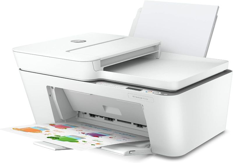 Photo 1 of HP DeskJet 4133e All-in-One Printer with Bonus 6 Months of Instant Ink,White