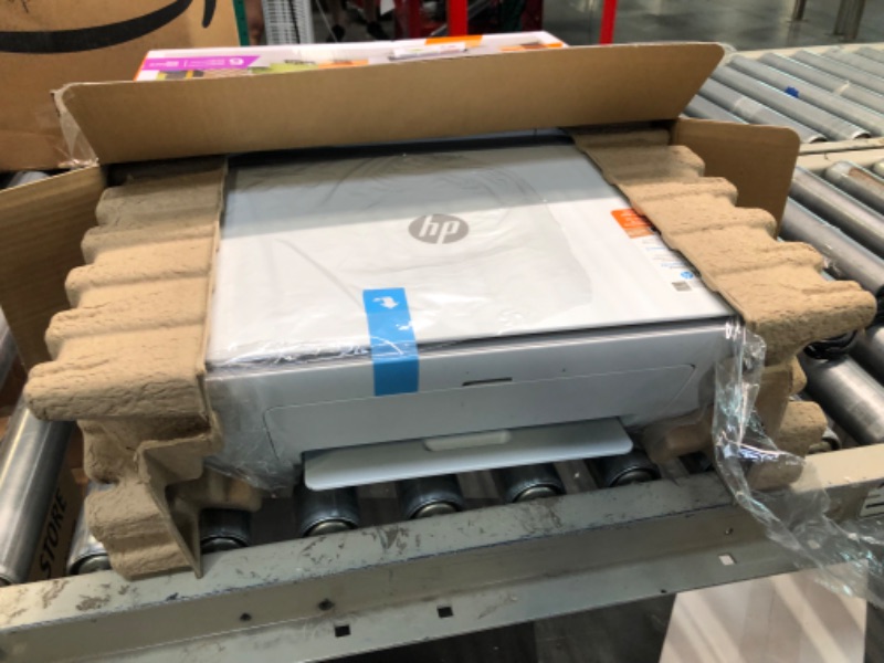 Photo 4 of HP DeskJet 27 52e Series Wireless Inkjet Color All-in-One Printer - Print Copy Scan - Mobile Printing - USB Connectivity - Up to 7.5 ISO PPM - Up to 4800 x 1200 DPI - White + iCarp HDMI Cable