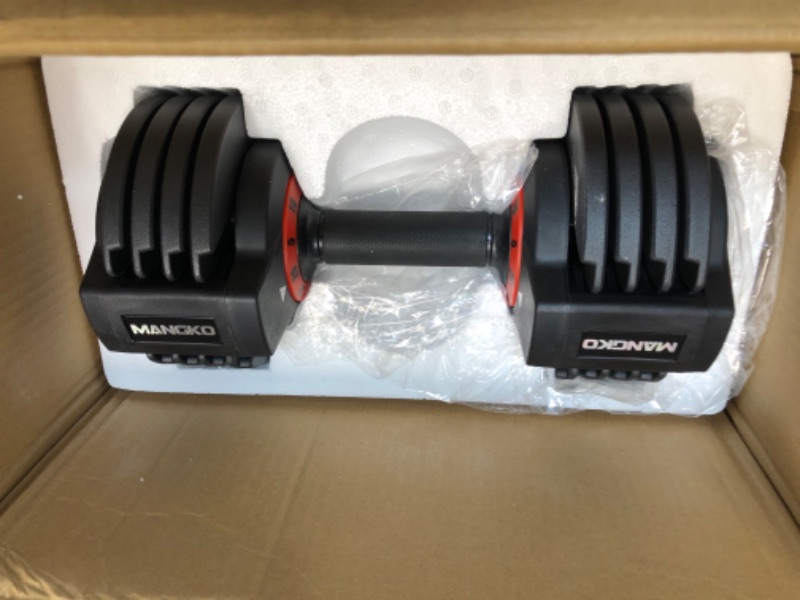 Photo 4 of Adjustable Dumbbells 25/55LB Single Dumbbell Weights, 5 in 1 Free Weights Dumbbell with Anti-Slip Metal Handle, Suitable for Home Gym Exercise Equipment 25LB-1pc
