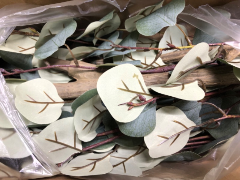 Photo 1 of 6FT Eucalyptus Tree Artificial Tree Large Fake Eucalyptus Plant Faux Potted Silk Tree for Home Office Hallway Porch Balcony Indoor Outdoor Decor.