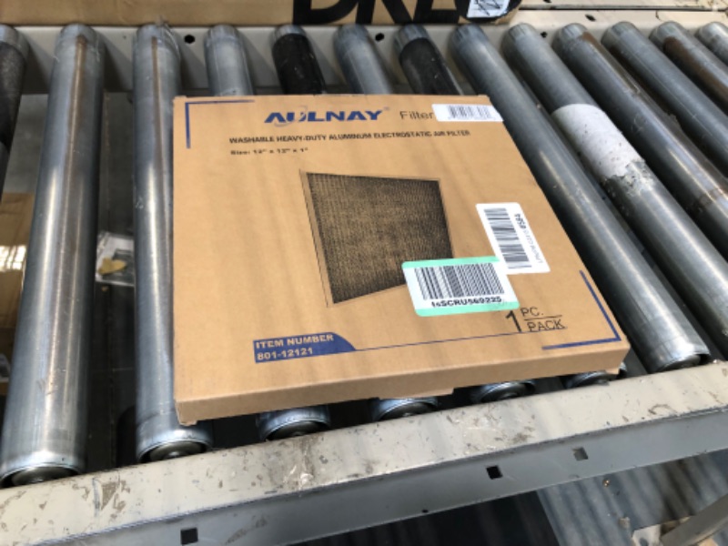 Photo 2 of Aluminum Electrostatic Air Filter Replacement (12" x 12" x 1"), Furnace Central AC Filter, Washable Metal HVAC Air Filter