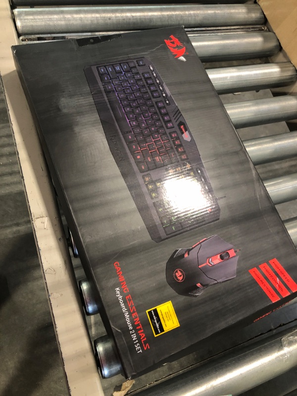 Photo 2 of Redragon S101 Gaming Keyboard, M601 Mouse, RGB Backlit Gaming Keyboard, Programmable Backlit Gaming Mouse, Value Combo Set [New Version] Black