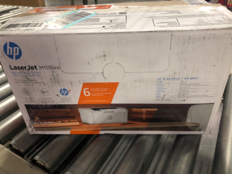 Photo 2 of HP LaserJet M110we Wireless Black and White Printer with HP+ and Bonus 6 Months Instant Ink (7MD66E) New Version: HP+, M110we