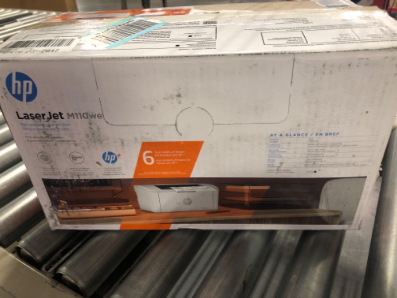 Photo 1 of HP LaserJet M110we Wireless Black and White Printer with HP+ and Bonus 6 Months Instant Ink (7MD66E) New Version: HP+, M110we