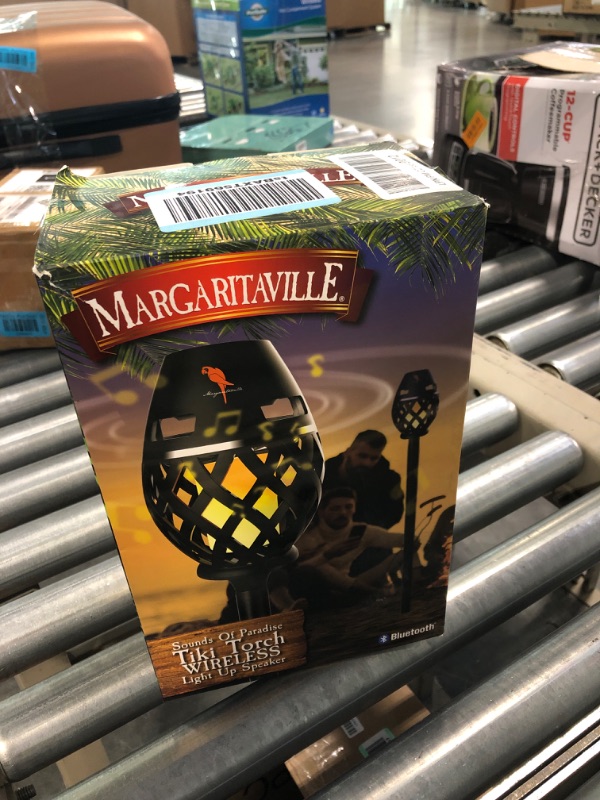 Photo 2 of Margaritaville Sounds of Paradise Tiki Torch Bluetooth Light-Up Speaker