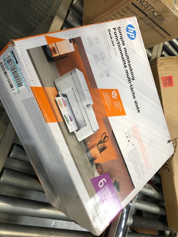 Photo 2 of HP DeskJet 4155e Wireless Color All-in-One Printer & 67XL Tri-Color High-Yield Ink Cartridge | 3YM58AN & 67XL Black High-Yield Ink Cartridge | 3YM57AN Printer + Tri-color Ink + Black Ink