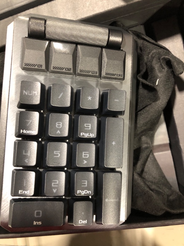 Photo 5 of ASUS ROG Claymore II Wireless Modular Gaming Mechanical Keyboard (ROG RX Blue Switches, detachable numpad & wrist rest for TKL 80%/100%, Aura Sync, media controls, fast charge, USB 2.0 Passthrough) ROG Claymore II (RX Blue Switches) Keyboard