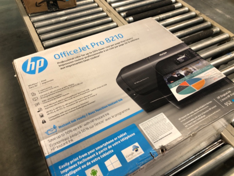 Photo 2 of HP OfficeJet Pro 8210 Wireless Color Printer (D9L64A) with and Instant Ink $5 Prepaid Code Printer + Instant Ink