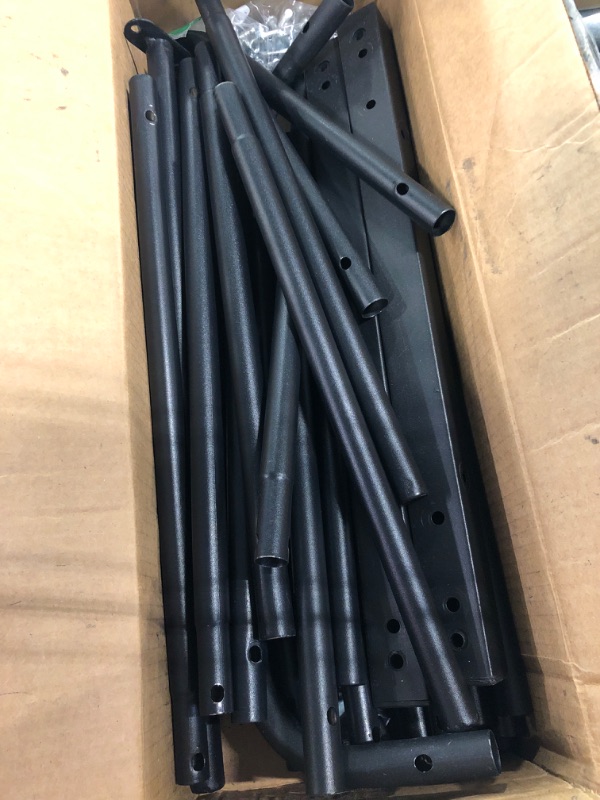 Photo 1 of Laiensia Double Rods Clothing Rack with Wheels, Garment Rack for Hanging Clothes, Multi-functional Bedroom Clothes Rack, Black