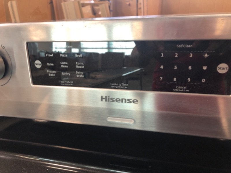 Photo 13 of Hisense 5.8 Cu. Ft. Freestanding Electric Range with Air Fry - HBE3501CPS