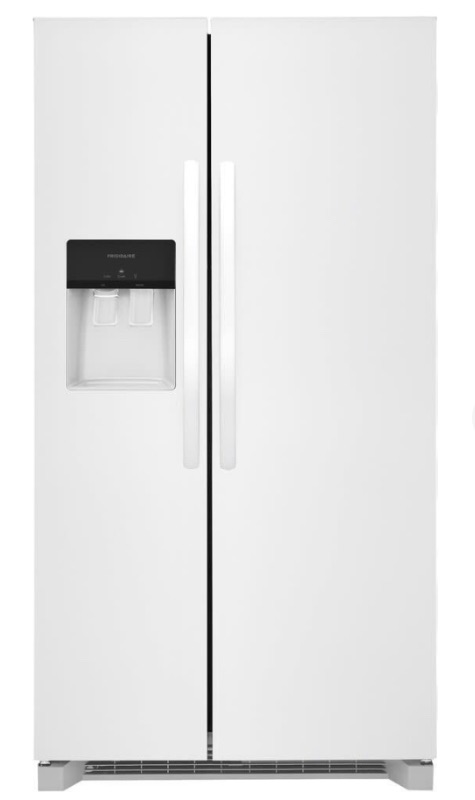 Photo 1 of Frigidaire FRSS2623AW 25.6 Cu. Ft. 36 inch Side by Side Refrigerator
