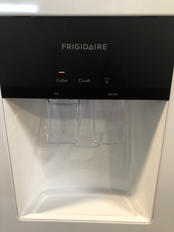 Photo 14 of Frigidaire FRSS2623AW 25.6 Cu. Ft. 36 inch Side by Side Refrigerator