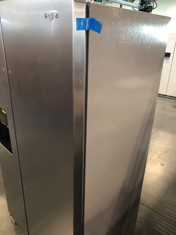 Photo 1 of Whirlpool 36 Inch Wide 24.6 Cu. Ft Capacity Side by Side Refrigerator with LED Interior Lighting
