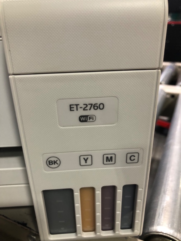 Photo 1 of Epson EcoTank ET-2760 Wireless Color All-in-One Cartridge-Free Supertank Printer with Scanner and Copier