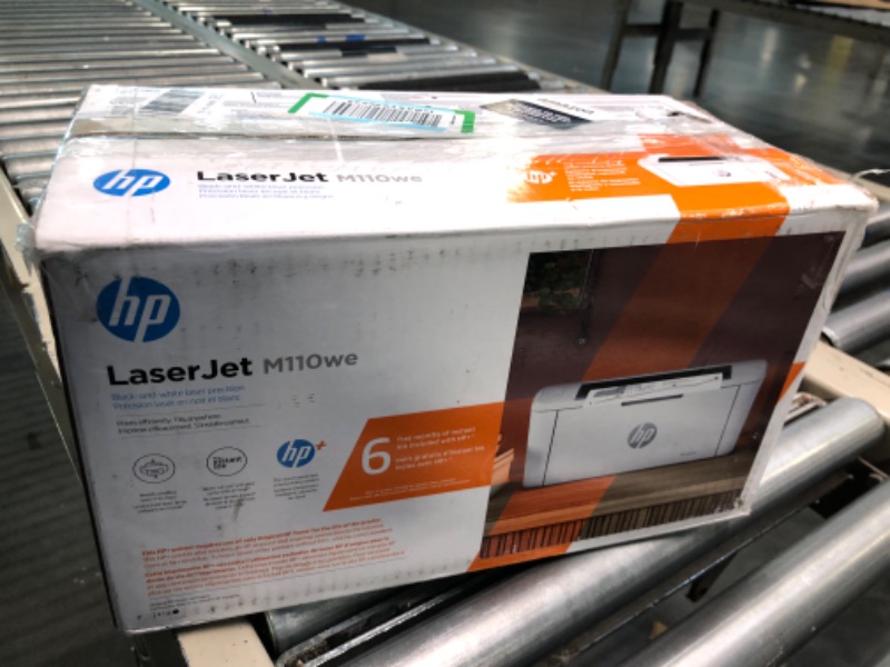 Photo 4 of HP LaserJet M110we Wireless Black and White Printer with HP+ and Bonus 6 Months Instant Ink (7MD66E) New Version: HP+, M110we