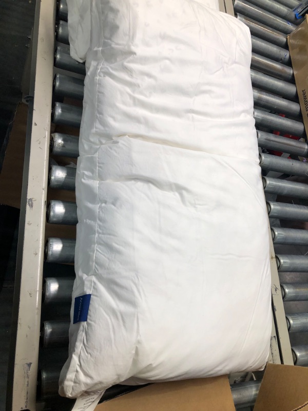 Photo 1 of ACCURATEX Premium Bed Pillows King Size Set of 2, Shredded Memory Foam Pillow Hybrid with Fluffy Down Alternative Fill Removable Cotton Cover, Adjustable Firm Pillow for Side,Back,Stomach Sleepers