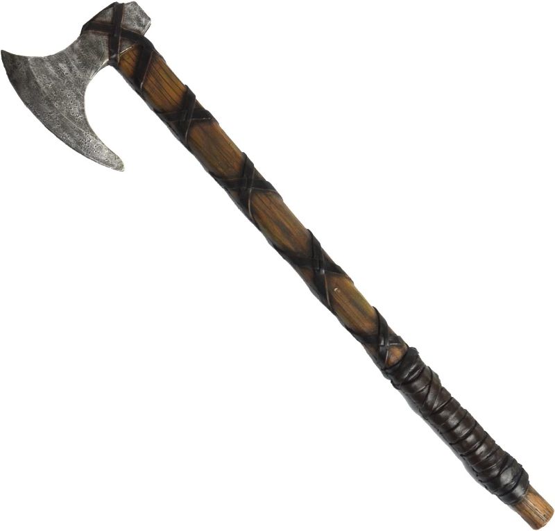 Photo 1 of LarpGears Halloween Realistic Foam Viking Fake Axe Toy Great for LARP 24'' Length