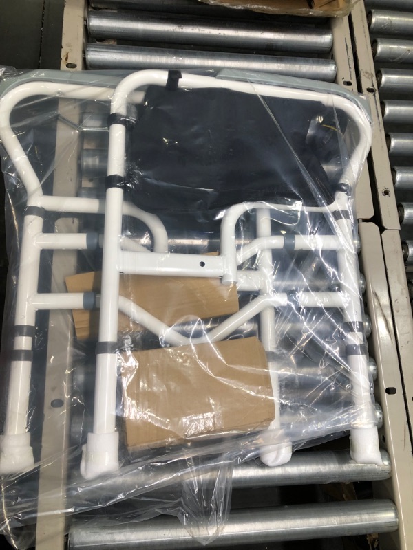 Photo 1 of LEACHOI Toilet Safety Rails for Elderly (400 lbs), Toilet Rails for Elderly Free Standing, Heavy Duty Toilet Safety Frame with Arms, Handicap Toilet Seat, Height & Width Adjustable