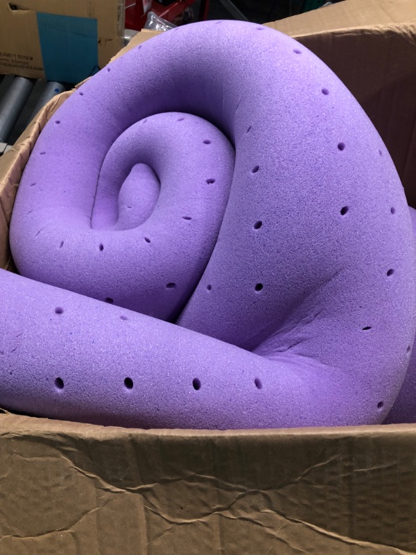 Photo 3 of BDEUS Dual Layer 3 Inch Memory Foam Mattress Topper Queen Size, 2 Inch Gel Memory Foam Plus 1 Inch Down Alternative Quilted Pillow Top Cover,Back Pain Relief